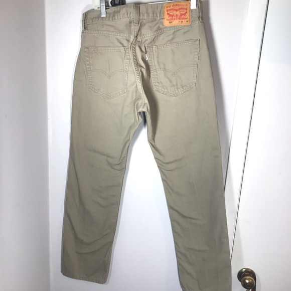 Levi’s tan 505 regular fit jeans size 31x30 Preowned - Picture 2 of 5